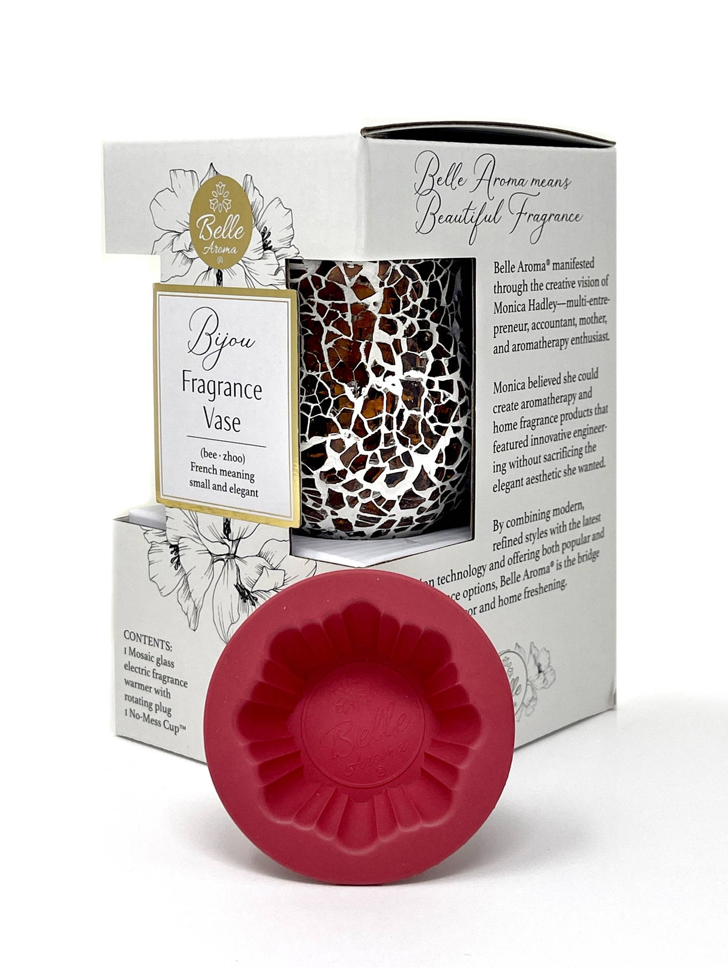 Bijou Fragrance Vase™ Eco-Friendly Wax Warmer with LED Glow