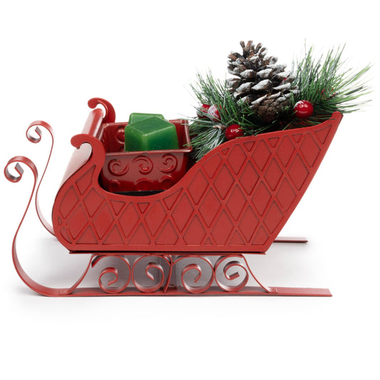 Santa's Vintage Sleigh Fragrance & Wax Electric Warmer