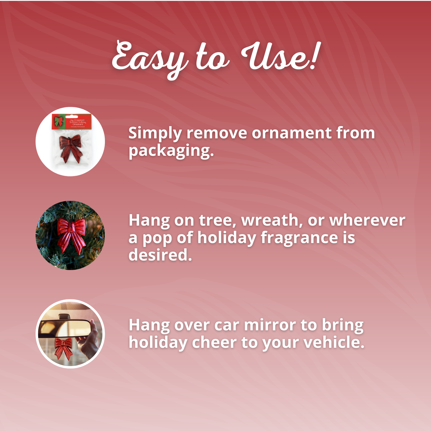 Scented Holiday Ornaments -