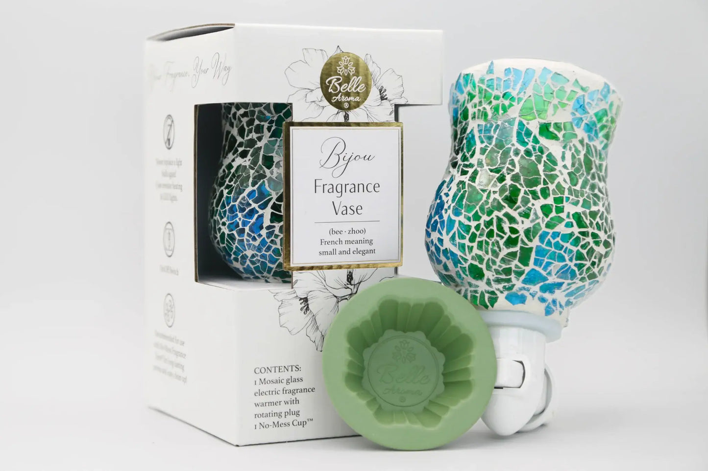 Bijou Fragrance Vase™ Eco-Friendly Wax Warmer with LED Glow