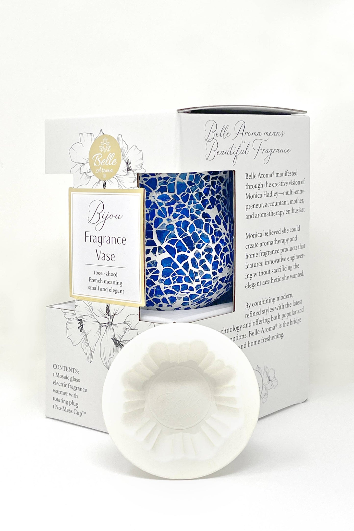 Bijou Fragrance Vase™ Eco-Friendly Wax Warmer with LED Glow