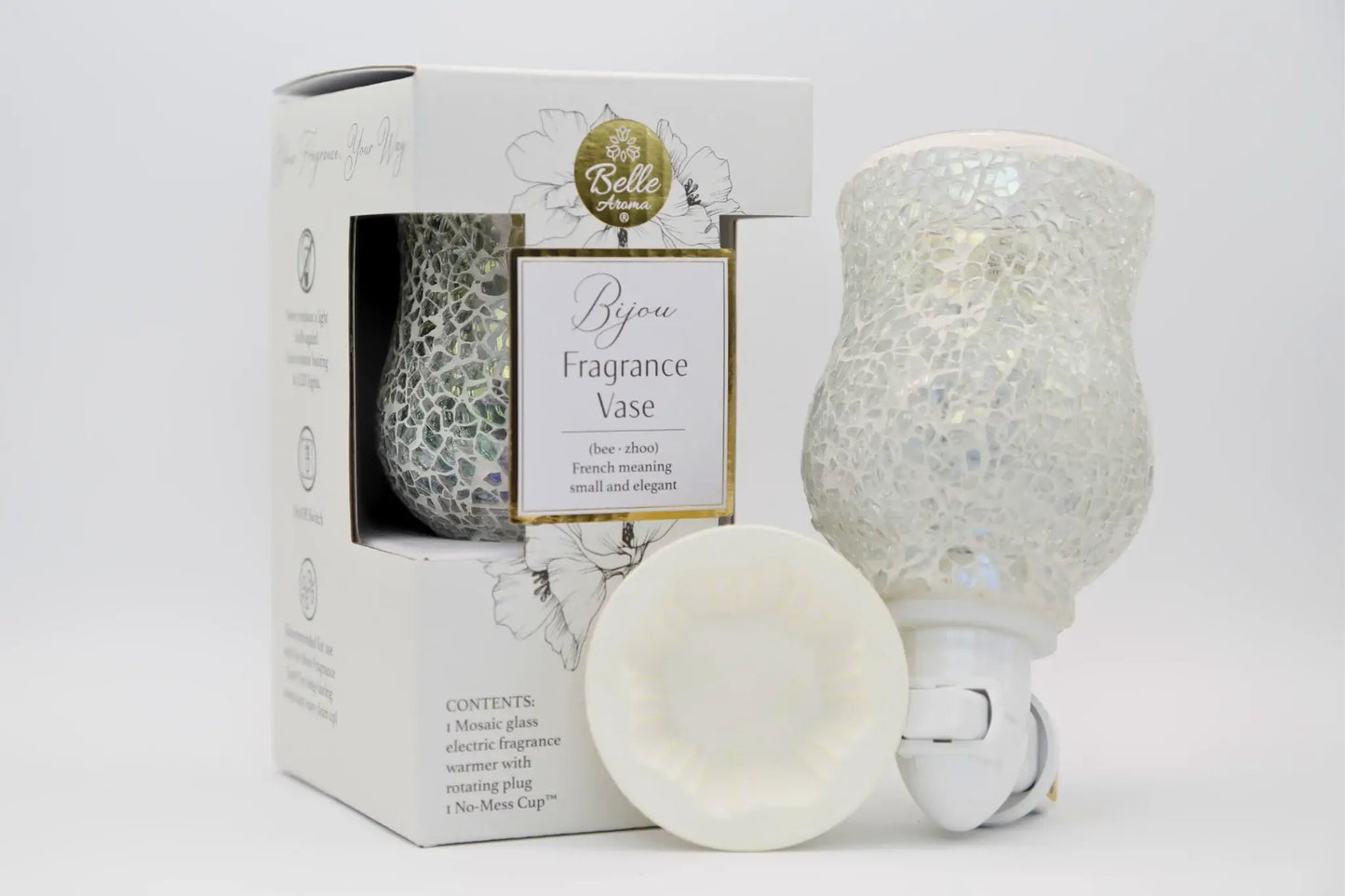 Bijou Fragrance Vase™ Eco-Friendly Wax Warmer with LED Glow