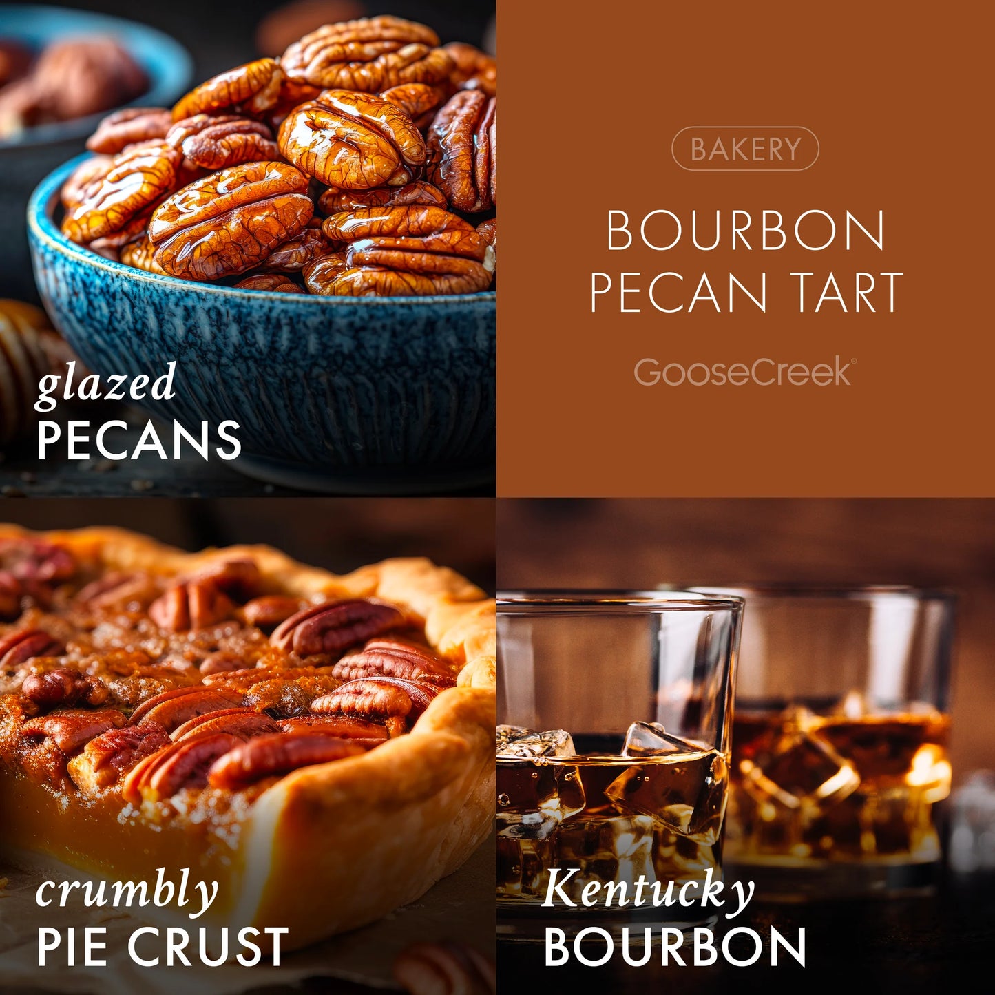 Bourbon Pecan Tart 3 wick candle