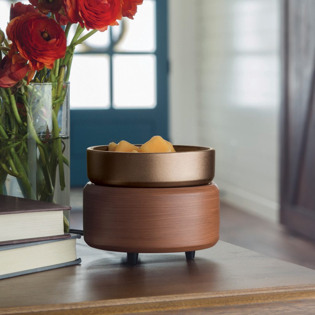 Pewter Walnut 2-1 Fragrance Warmer