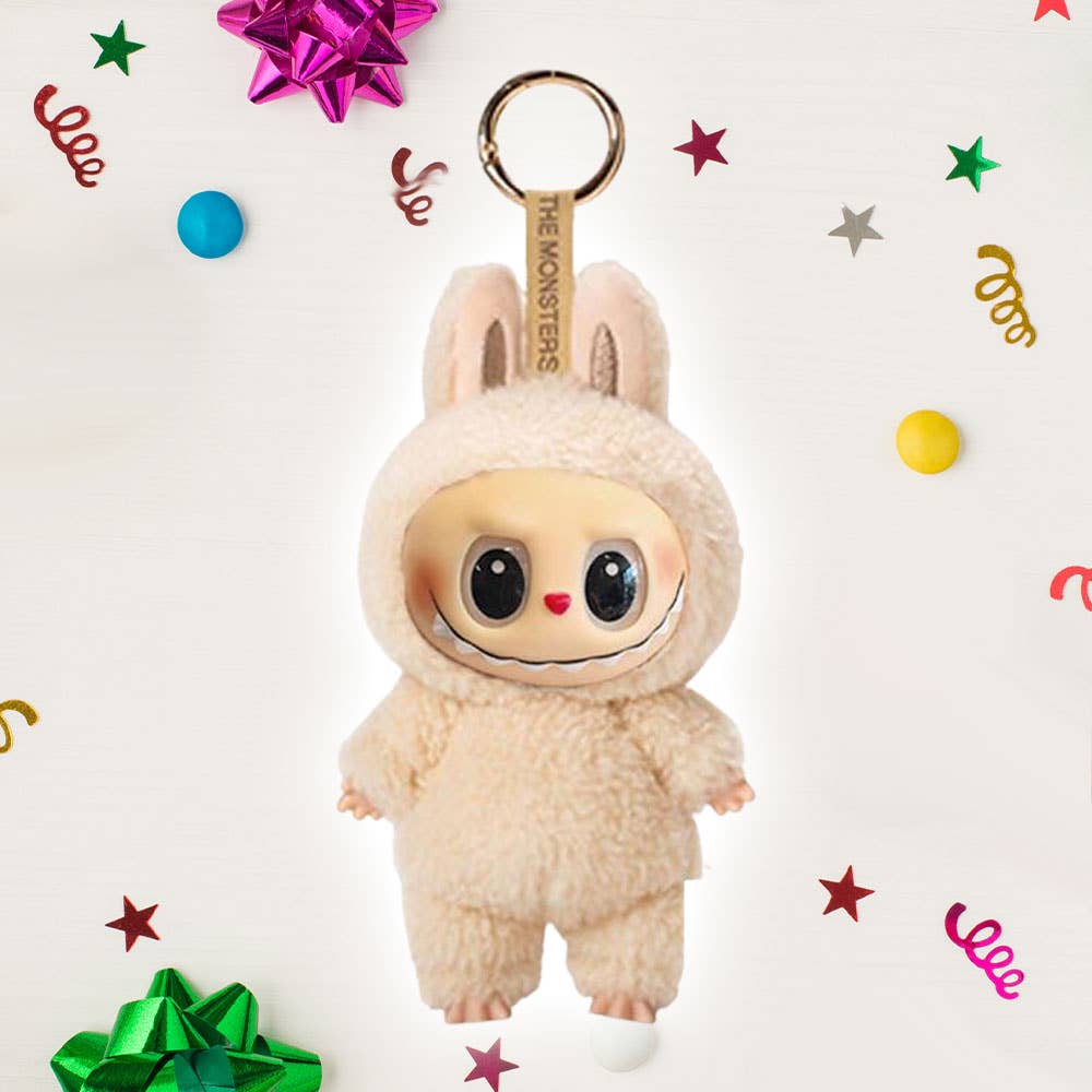 Macaron Labubu Monster Doll Keychain Exciting Macaron Blind Box