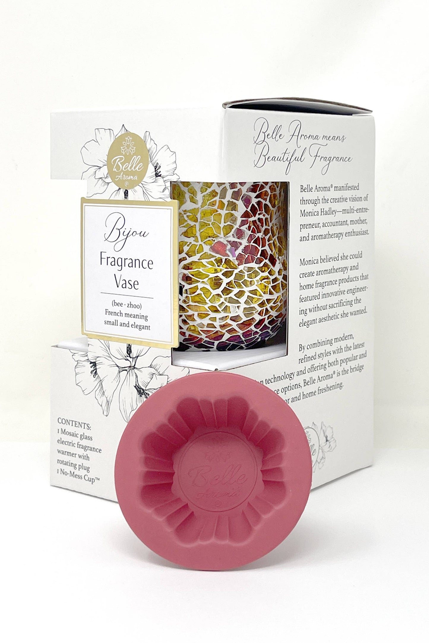 Bijou Fragrance Vase™ Eco-Friendly Wax Warmer with LED Glow