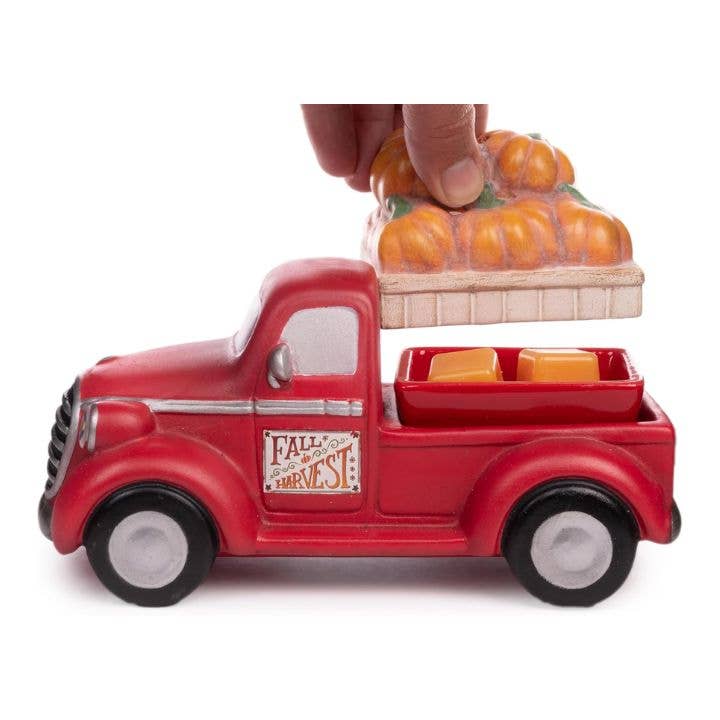 Red Truck with Pumpkins Fragrance & Wax Electric Warmer