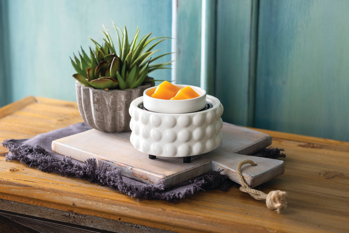 Beaded Cloud Fan Fragrance Warmer