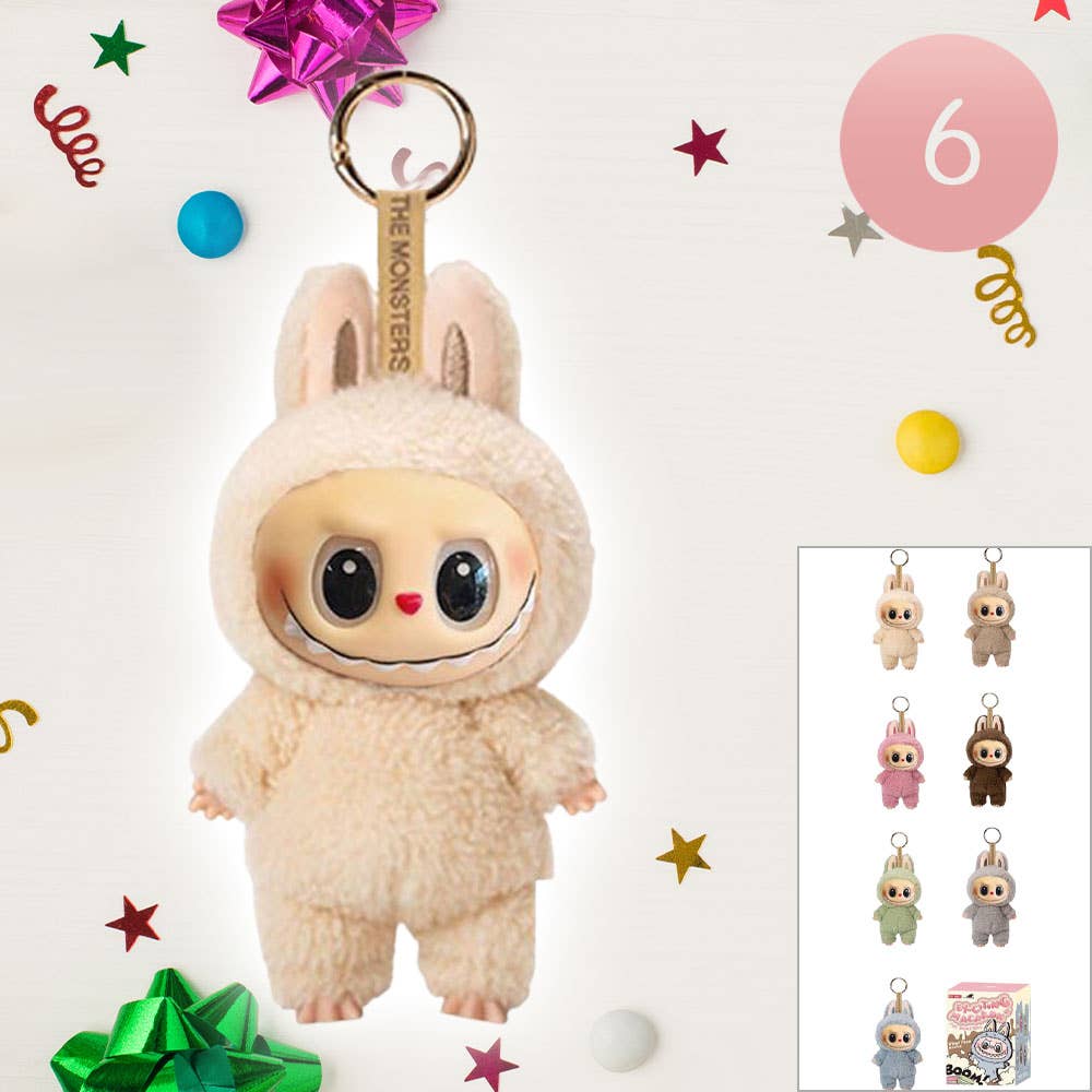 Macaron Labubu Monster Doll Keychain Exciting Macaron Blind Box