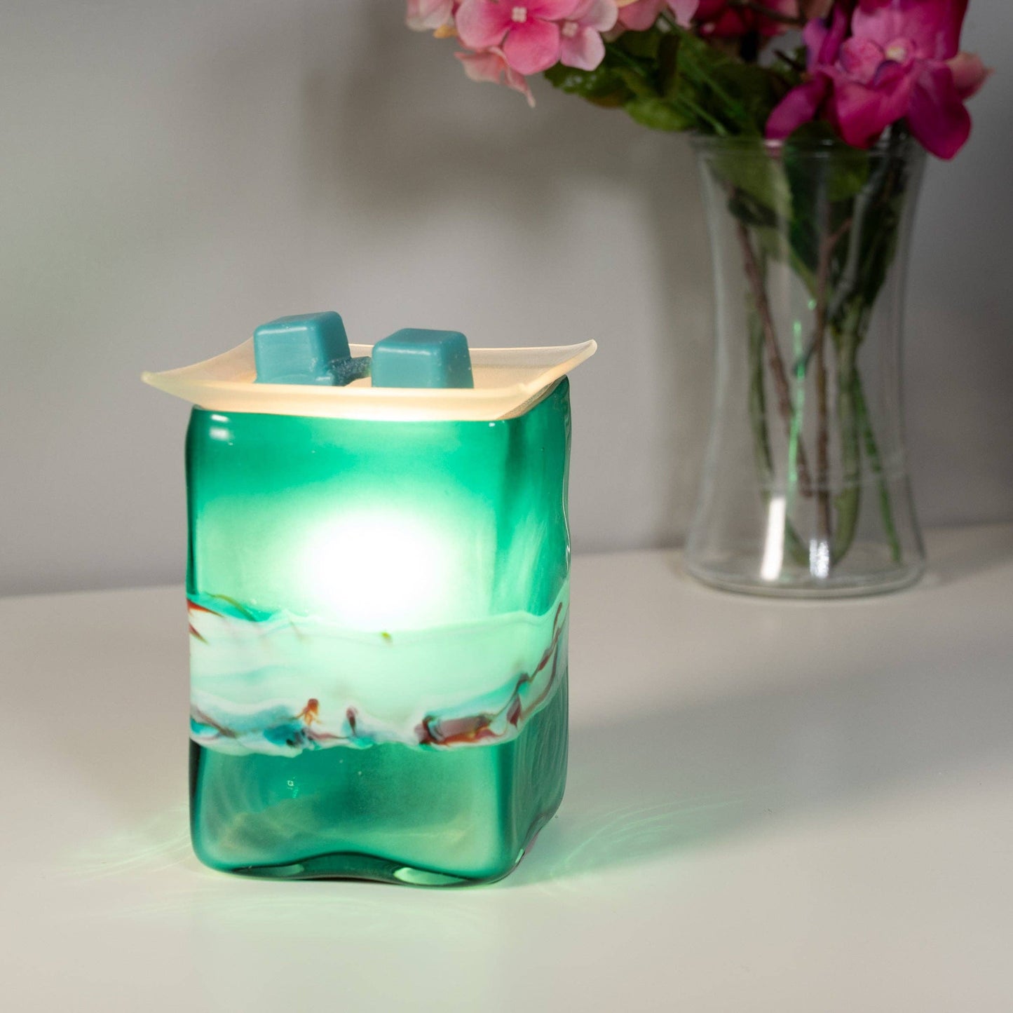 Allure Art Glass Fragrance & Wax Electric Warmer