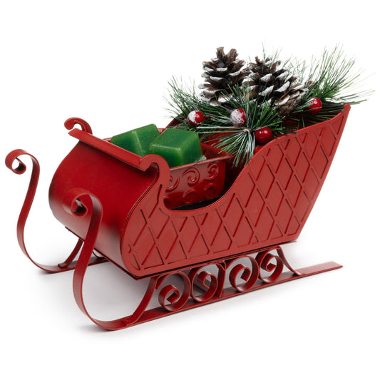Santa's Vintage Sleigh Fragrance & Wax Electric Warmer