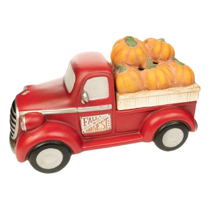 Red Truck with Pumpkins Fragrance & Wax Electric Warmer
