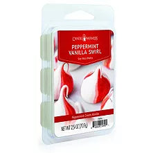 Peppermint Vanilla Swirl wax melt