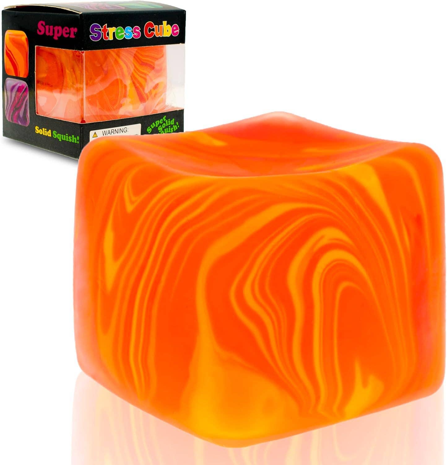 Marbled Nice Cube  Slow Rising Stress Relief Squeeze Toy