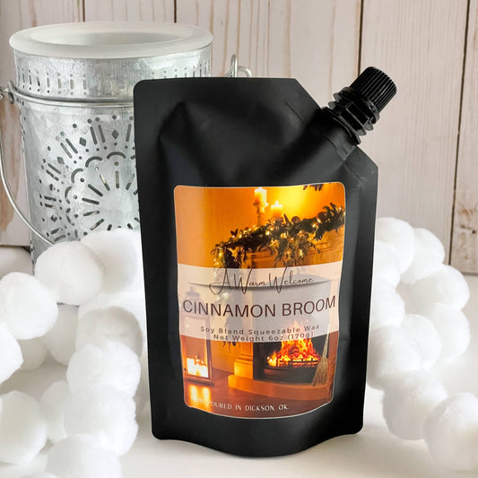 Cinnamon Broom Winter Softie | Squeeze Wax Melt