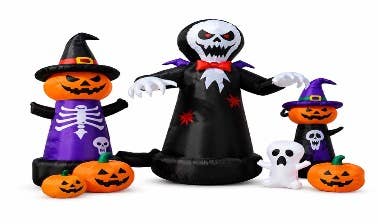 Halloween Ghost Skull Pumpkin Set INFLATABLE