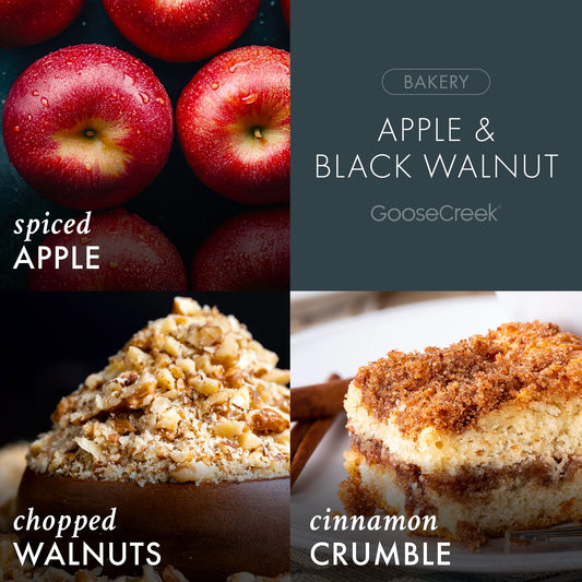 Apple and Black Walnut 3 wick candle