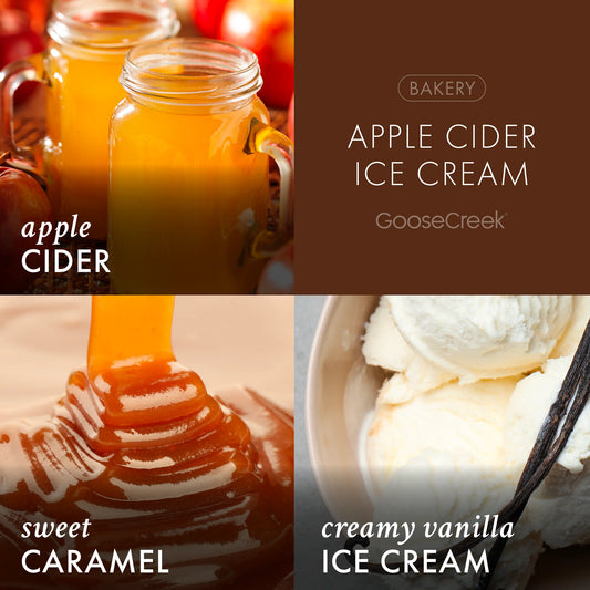 Apple Cider Ice Cream 3 wick candle