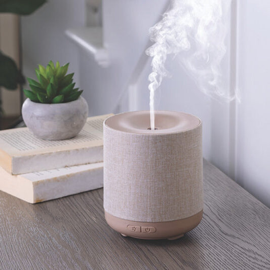 Natural Linen Ultrasonic Essential Oil Diffuser