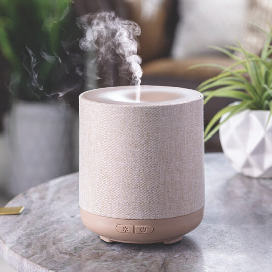 Natural Linen Ultrasonic Essential Oil Diffuser