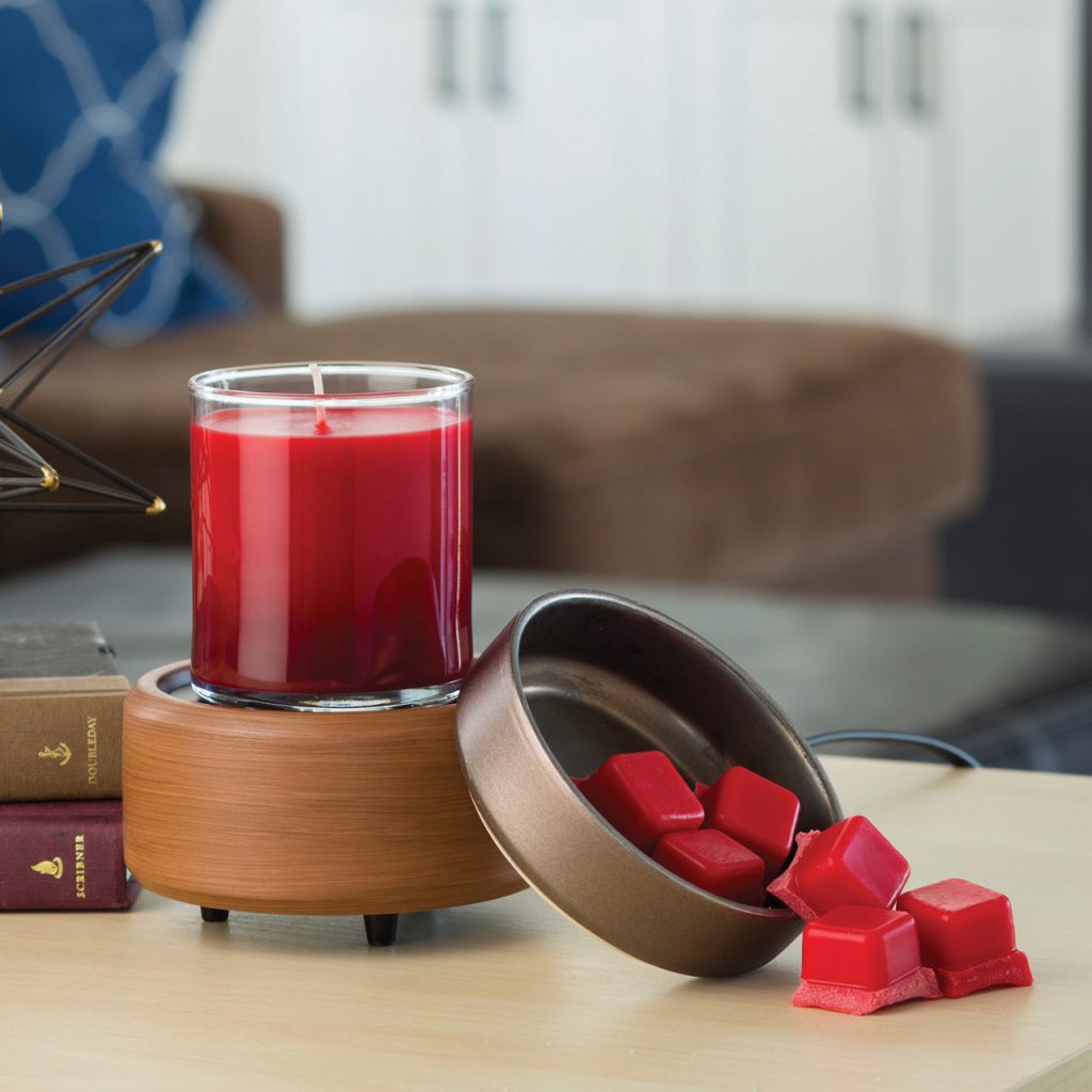 Pewter Walnut 2-1 Fragrance Warmer