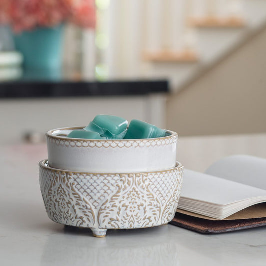 Vintage White 2-1 Warmer