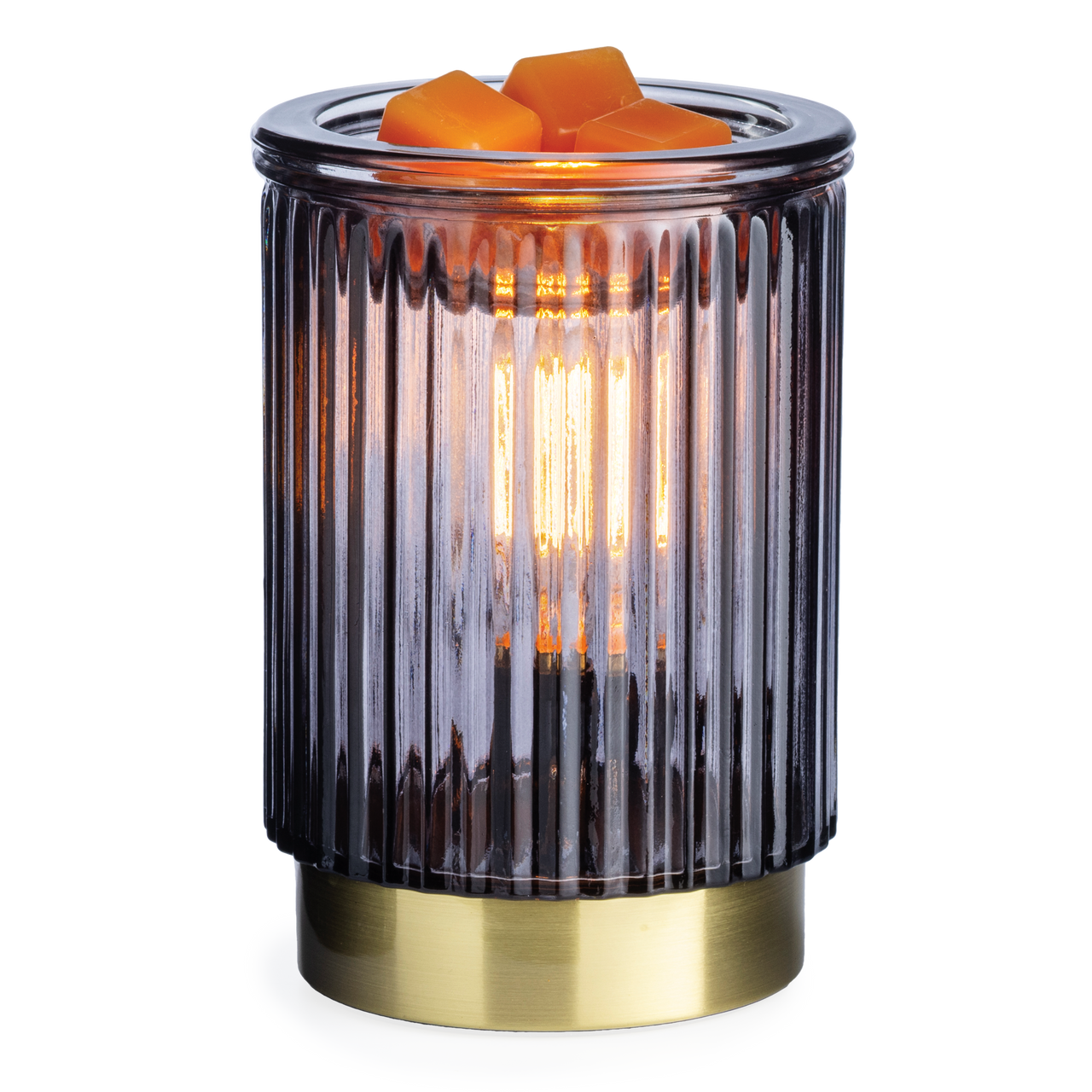 Black Fluted Glass