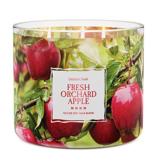 Fresh Orchard Apple 3 wick candle