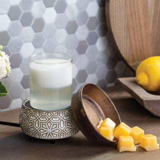 Bronze Geometric 2-1 Warmer