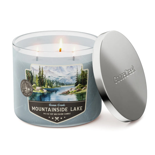 Mountain Side Lake 3 wick candle