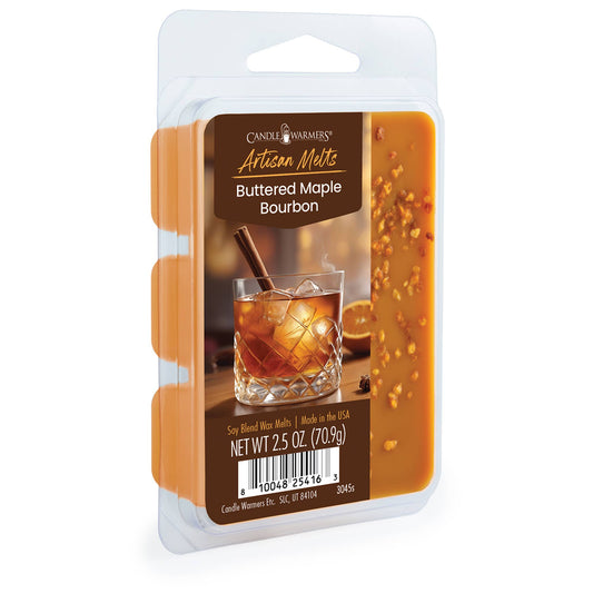 2.5 oz Artisan Wax Melts Buttered Maple Bourbon